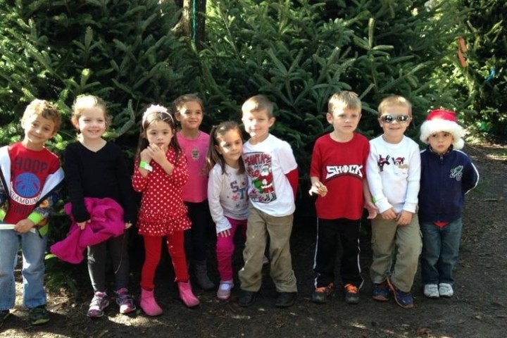 a group of people posing for a picture